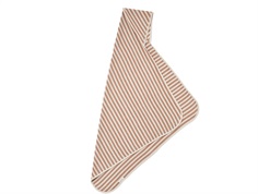 Liewood stripe tuscany rose/sandy hooded håndklæde Caro